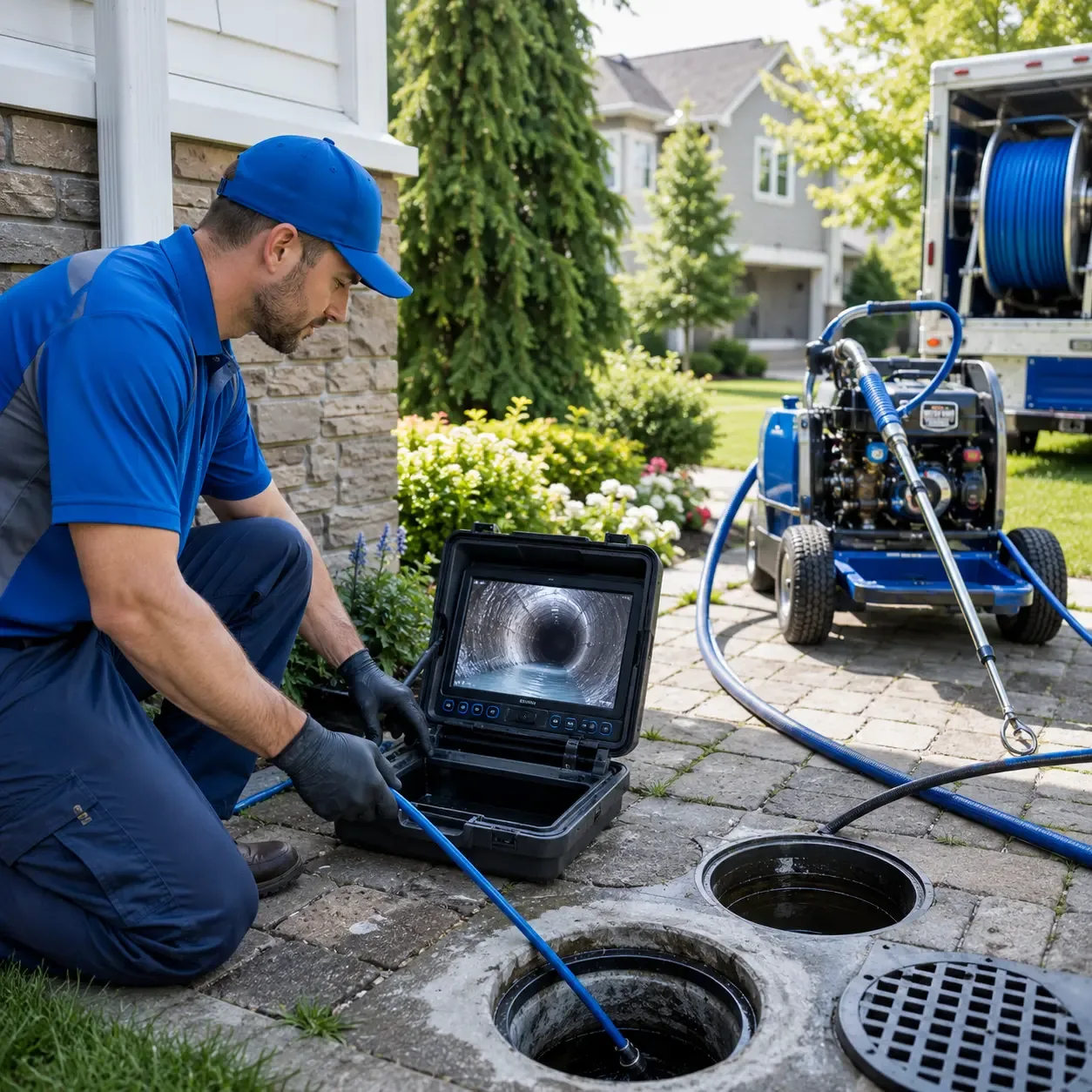 Outdoor drain cleaning professionals serving Mahaffey, PA